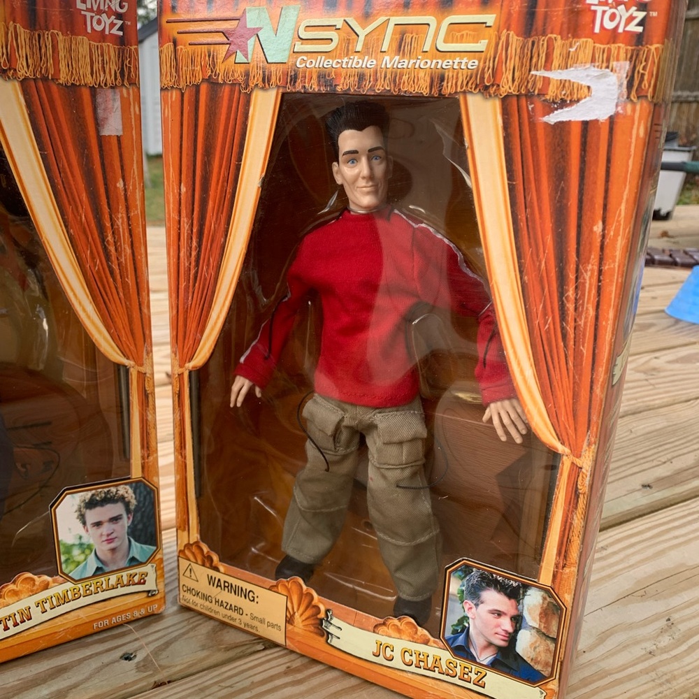 Vintage *NSYNC on Tour 2000s JC Chasez marionette doll